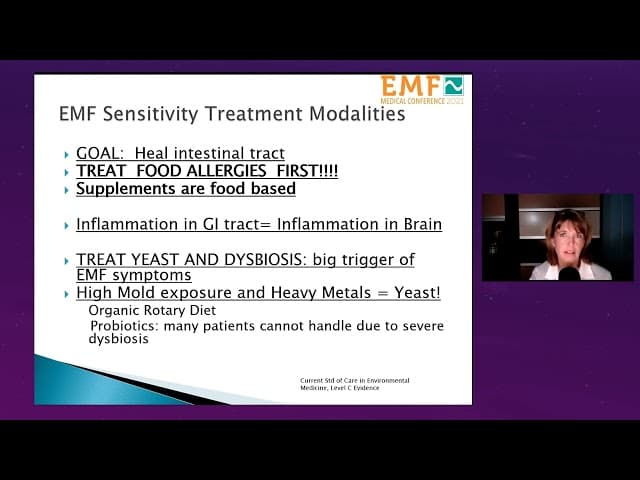 EMF sensitivity treatment video thumbnail featuring Stephanie McCarter MD